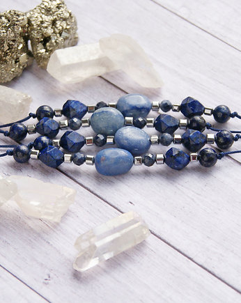 Szafir, awenturyn, lapis lazuli, hematyt, kaktusia