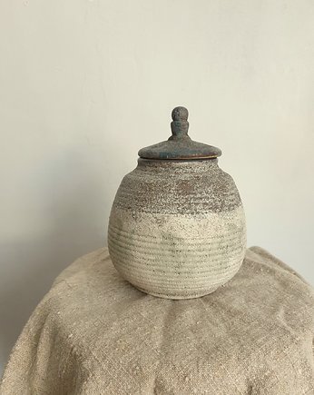 Pojemnik  dekoracyjny ceramika niski, naniby