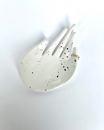 Ceramiczny Stojak na Biżuterię Dłoń Dalmatyńczyk, Maison Fragile
