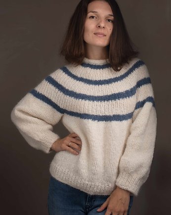 Sweter MARINA alpaka i wełna, Knit Couture