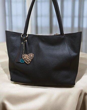 Shopper torba skórzana chocolate dark, UNIQUE HandMade