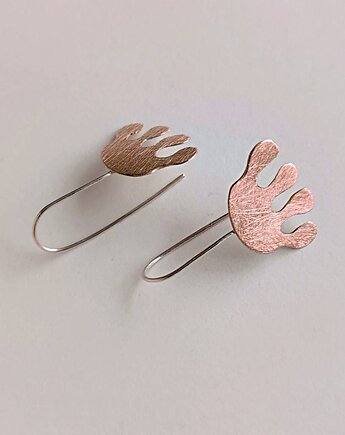 Kolczyki srebrne KWIAT, Katarzyna Kaminska ART