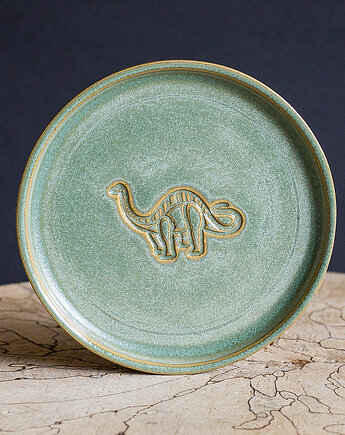 Talerzyk dinozaur, studnia ceramiczna