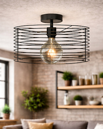 Lampa sufitowa do kuchni ANORI druciany żyrandol w stylu loft, lampy loftowe LYSNE LOFT