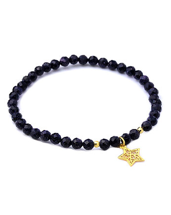 Bransoletka Noc Kairu Zawieszka Gwiazdka złoto, Brazi Druse Jewelry