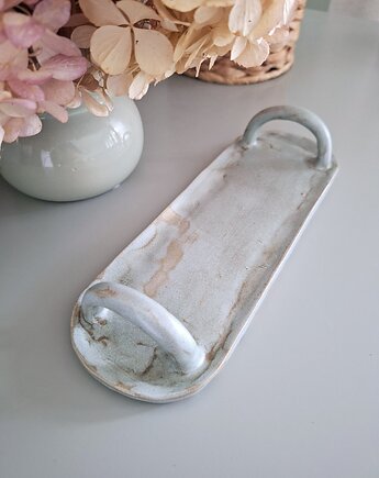 Ceramiczna podstawka z uchwytami, Wooden Love