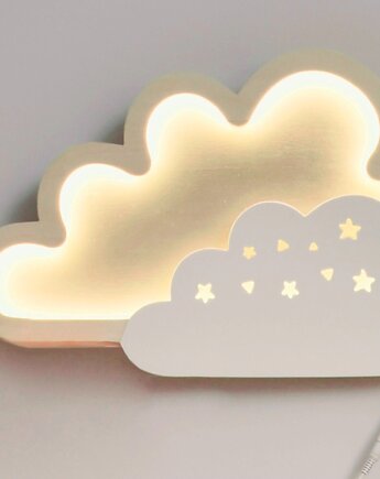 Lampka ścienna Unky - CHMURKA biała, UNKY