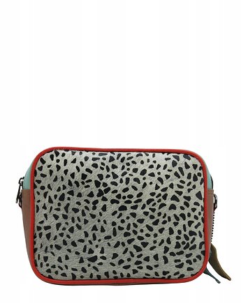 Skórzana torebka listonoszka damska skóra naturalna dwustronna eko OLIVKA, Olivka Warsaw