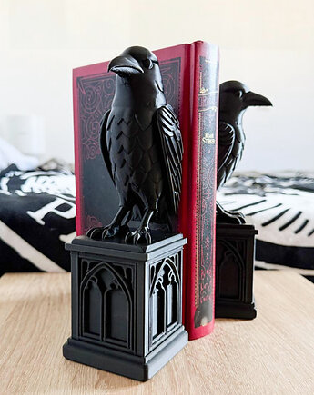 Podpórka pod książki - gotycki monument z krukiem - 60 kolorów, Spirit Of Copper