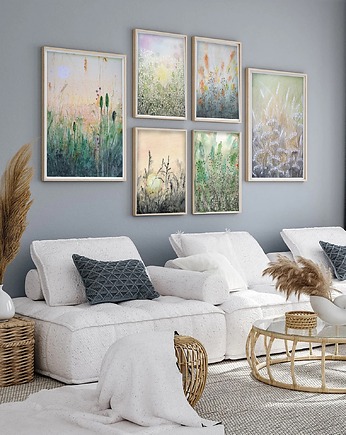 Zestaw 6 prac. Łąki, Malgorzata Domanska