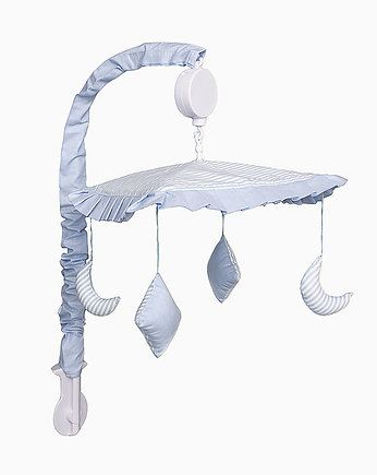 Karuzelka do łóżeczka w błękitne paski, Roomee Decor
