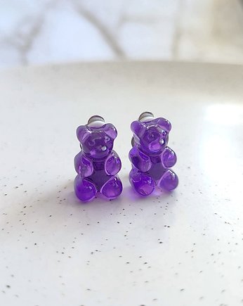 Klipsy fioletowe misie haribo, Wypieczone