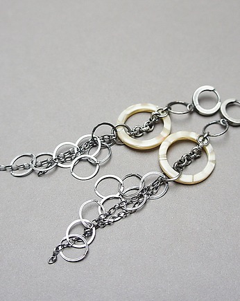 Kolczyki srebrne Obrączki vol.3, Katia i krokodyl