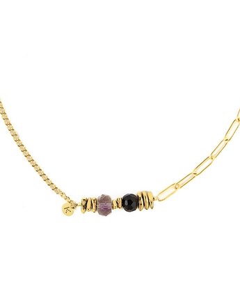 Naszyjnik Bestseller o wyjątkowym szlifie Ametystu, Kulka Bransoletki