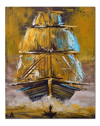 Powitanie XV surrealizm realizm magiczny oryginalny obraz ręcznie malowany, Galeriai