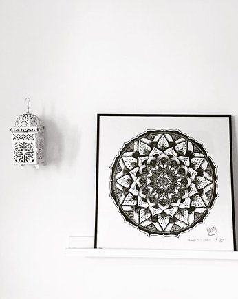 Mandala, print 50x50 cm, Margo Hupert