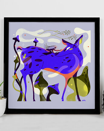 Plakat Fawn, Magdalena Kozlicka