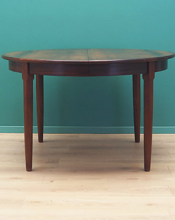 Stół palisandrowy, duński design, lata 60, produkcja: Dania, Przetwory design