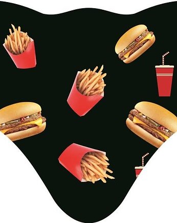 Maska FUN MASK FAST FOOD, hauer