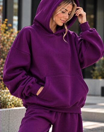 Bluza Hoodie  - Plum, SOREXWEAR