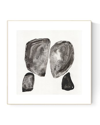 grafika 30X30 cm wykonana ręcznie, MiniMalArt