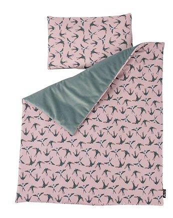 Kocyk Velvet Nest Premium mint, Yellow Tipi