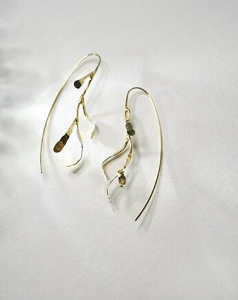 Kolczyki pozłacane SZADŹ No. 1, Kamaryd