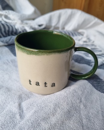 Kubek ceramiczny TATA, krusz art