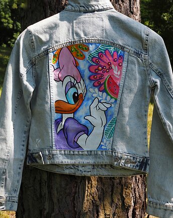 Malowanie kurtki dowolny wzór, ka.linea