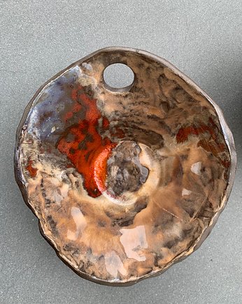 Unikatowa miseczka na czosnek / oliwki / orzeszki ręcznie robiona, pachamama ceramics
