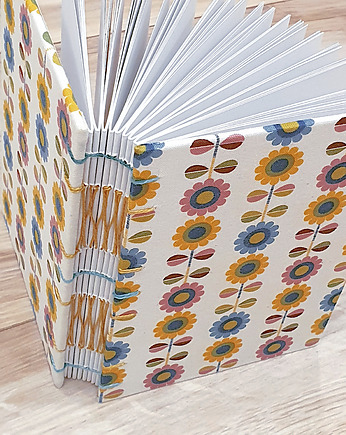 Ekologiczny notes A6, z otwartym grzbietem, Sygnatura Bookbinding Studio