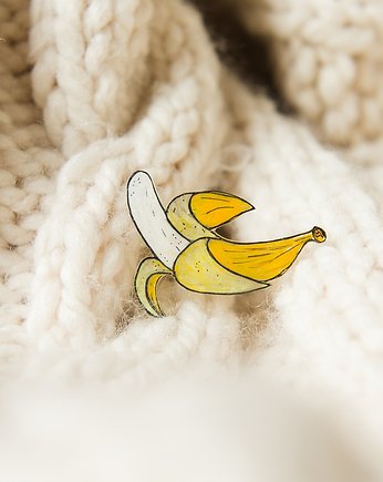 Przypinka banan, Pintura