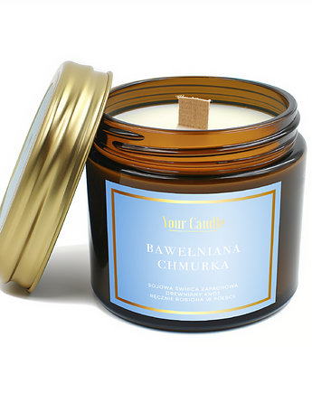 Świeca zapachowa sojowa Bawełniana Chmurka 120ml- Your Candle, Your Candle