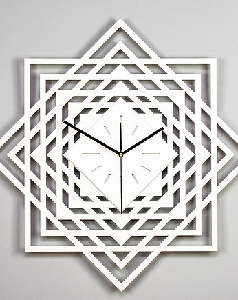 DEKORACYJNY ZEGAR AŻUROWY, ŚWIĘTA GEOMETRIA L ( 60 x 60 cm ), ORNAMENTI