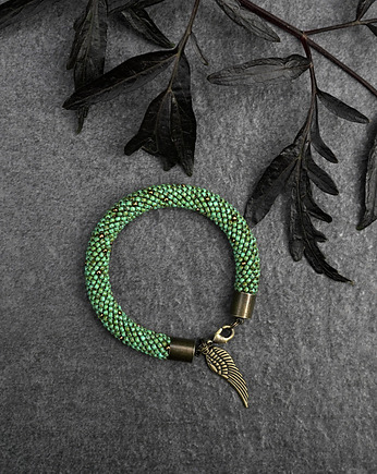 Bransoletka koralikowa turkus antyczny, Blackballoon