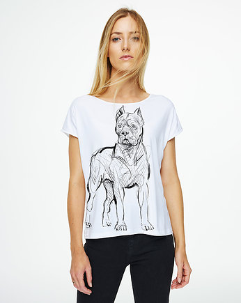 Cane Corso Dog Women's T-shirt white, SELVA