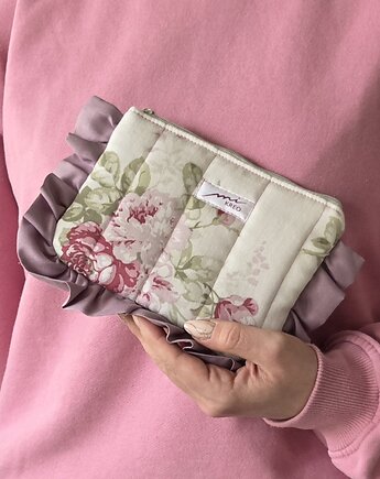 Kosmetyczka falbanka kwiatowa, mi.KREO