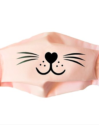 Bawełniana maseczka ochronna na twarz KOT, THE MISS CAT