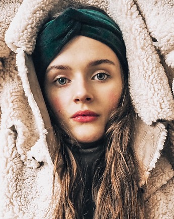 Bottle Green Velvet Turban - Opaska, Girlsband