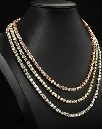 Łańcuch tenisowy Moissanite 2-6.5mm, Culm Timepiece