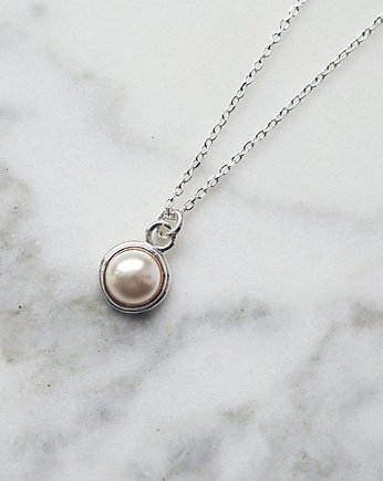 Naszyjnik z perłą srebro, OSOBY - Prezent dla żony
