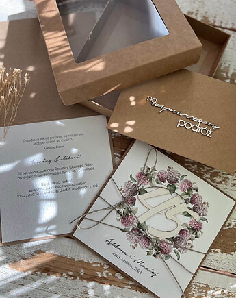 Wyjątkowa kartka ręcznie robiona z okazji 45 rocznicy ślubu, sorte