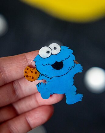 Broszka Ciasteczkowy Potwór, Pintura