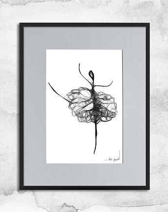 Oprawiona grafika - Tancerka (nr 63), Maja Gajewska