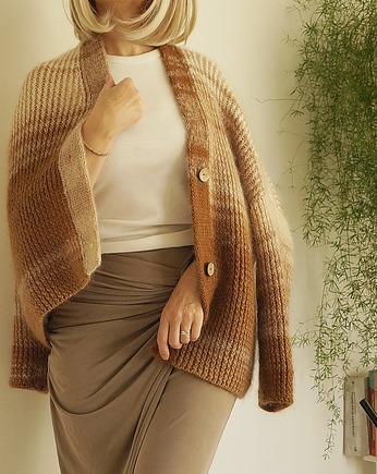 Kardigan Poema - jesienne trawy, MonDu