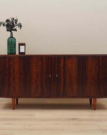 Szafka palisandrowa, duński design, lata 70, Carlo Jensen, Hundevad, Przetwory design