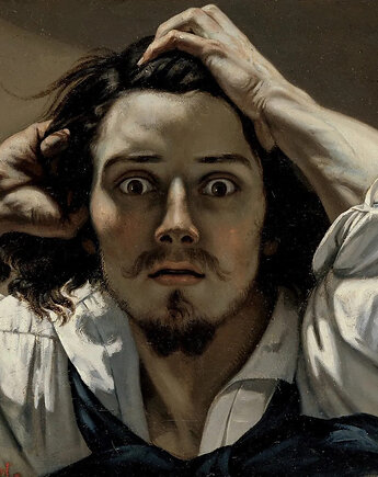 Gustave Courbet - The Desperate Man - obraz na płótnie lub plakat, Dekoracje PATKA Patrycja Kita