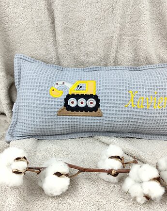 Personalizowany prezent dla chłopca - imienna poduszka z koparką, Enitka Sweet Baby Room
