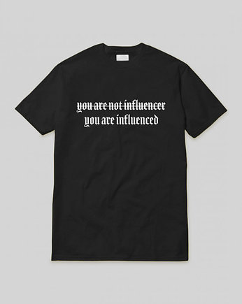 T-shirt Not Influencer Black, Back to Black
