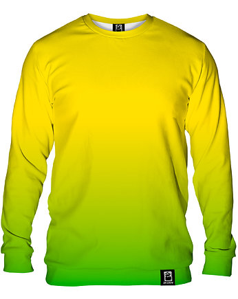 Bluza Bez Kaptura Damska DR.CROW Ombre Yellow Green, DrCrow